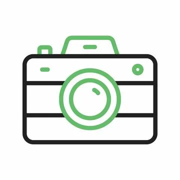 Camera icon vector image. Stock Illustration