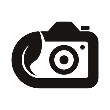 Camera icon vector logo design Stock Illustration