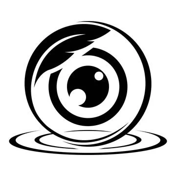 Camera icon vector logo design Stock Illustration