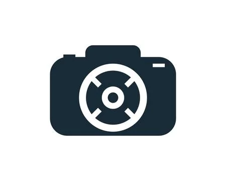Camera Icon Vector Logo Template Illustration Design Stock Illustration