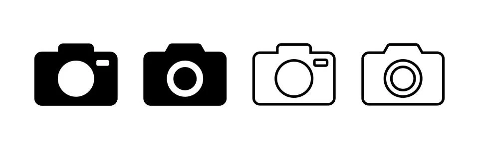 Camera icon vector. photo camera sign and symbol. photography icon. 스톡 일러스트