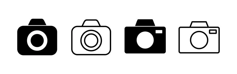 Camera icon vector. photo camera sign and symbol. photography icon. Stock Illustration