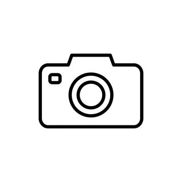 Camera icon vector. photo camera sign and symbol. photography icon. Illustrazione stock