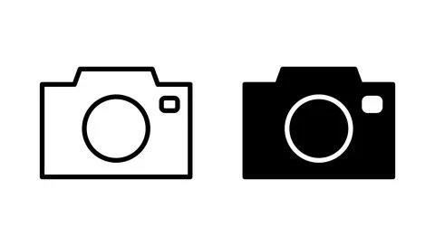 Camera icon vector. photo camera sign and symbol. photography icon. Illustrazione stock