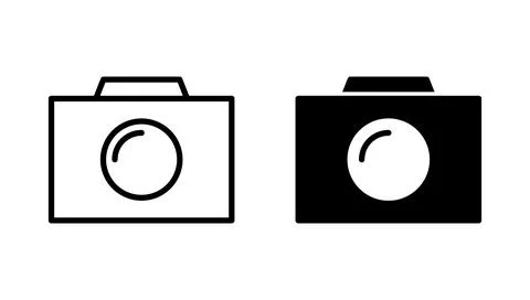 Camera icon vector. photo camera sign and symbol. photography icon. Stock Illustration