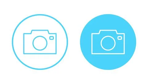 Camera icon vector. photo camera sign and symbol. photography icon. Illustrazione stock