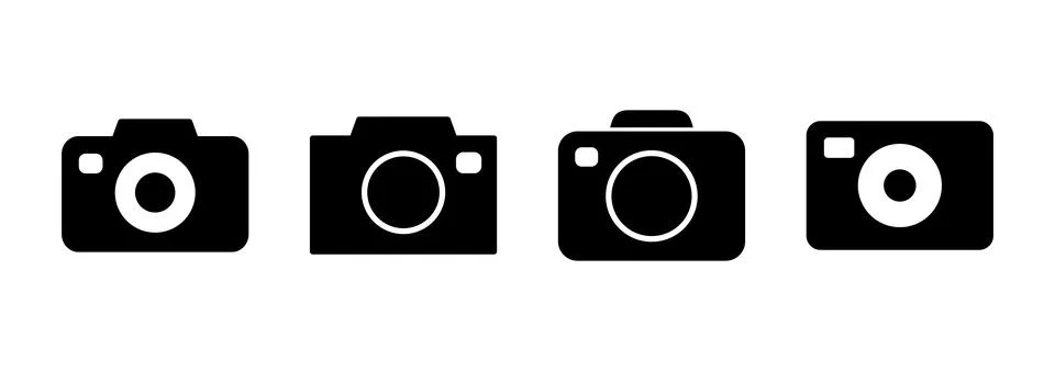 Camera icon vector. photo camera sign and symbol. photography icon. Stock Illustration