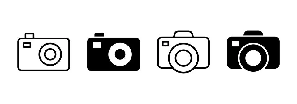 Camera icon vector. photo camera sign and symbol. photography icon. 스톡 일러스트