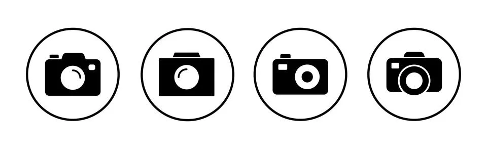 Camera icon vector. photo camera sign and symbol. photography icon. 스톡 일러스트
