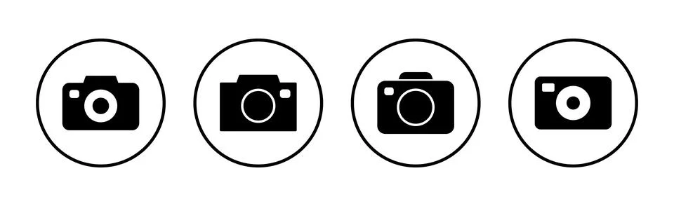Camera icon vector. photo camera sign and symbol. photography icon. 스톡 일러스트