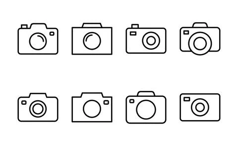 Camera icon vector. photo camera sign and symbol. photography icon. 스톡 일러스트