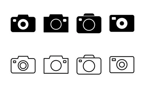 Camera icon vector. photo camera sign and symbol. photography icon. Stock Illustration