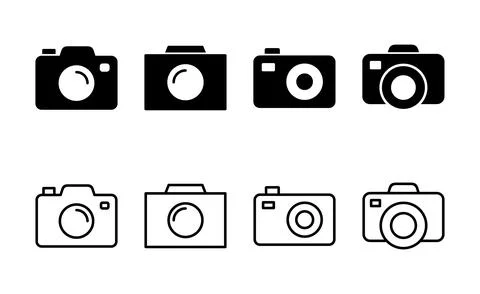 Camera icon vector. photo camera sign and symbol. photography icon. Stock Illustration
