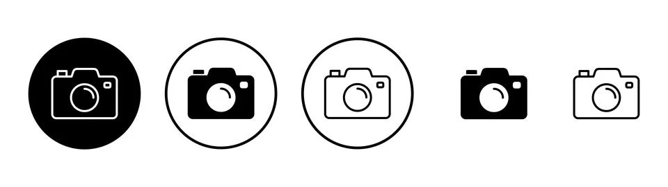 Camera icon vector. photo camera sign and symbol. photography icon. Stock Illustration