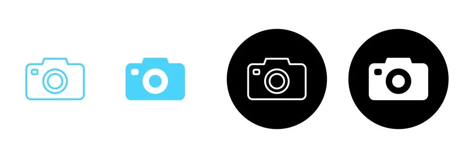 Camera icon vector. photo camera sign and symbol. photography icon. Stock Illustration