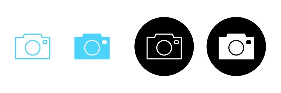 Camera icon vector. photo camera sign and symbol. photography icon. Stock Illustration