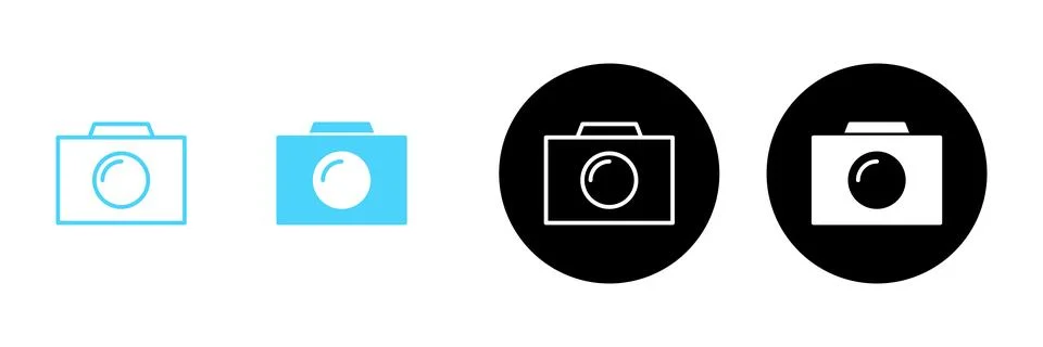 Camera icon vector. photo camera sign and symbol. photography icon. Stock Illustration