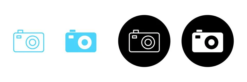 Camera icon vector. photo camera sign and symbol. photography icon. Stock Illustration