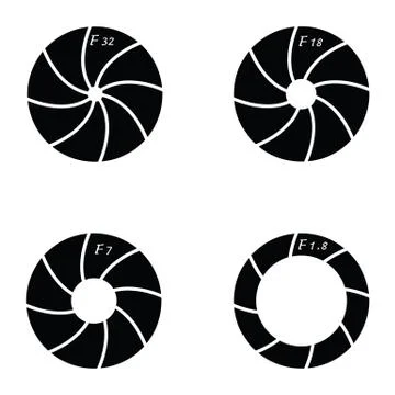 Camera icons Vector illustration Stock Illustration