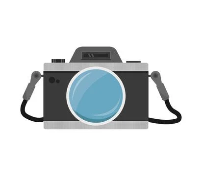 Camera illustrated in vector on white background camera illustrated in vec... Stock Photos