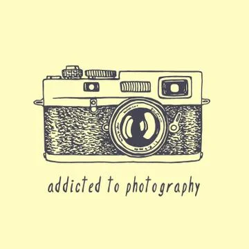 Camera illustration Stock Illustration