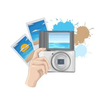 Camera Illustration Stock Illustration