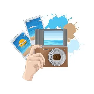 Camera Illustration Illustrazione stock