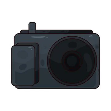 Camera illustration Stock Illustration