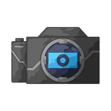 Camera illustration Stock Illustration