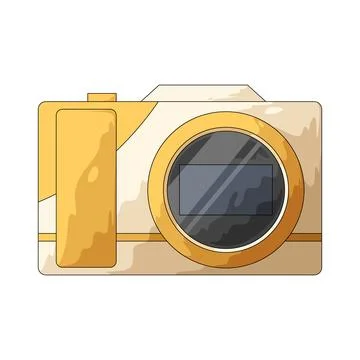 Camera illustration Ilustración de archivo