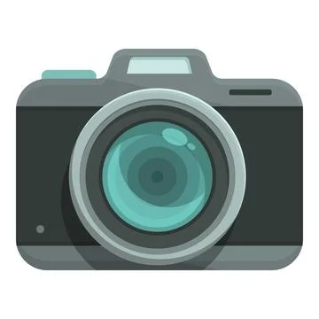 Camera image icon cartoon vector. Digital capture Stock Illustration