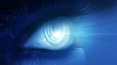 Camera inside eye Stock Footage 68563943