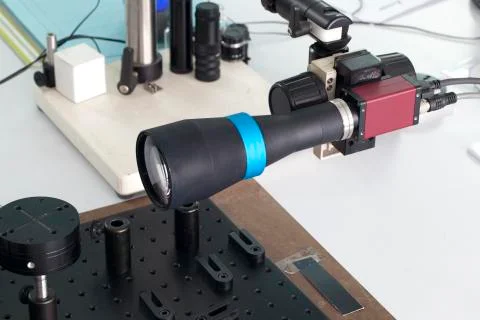 Camera inspection control Stock Photos