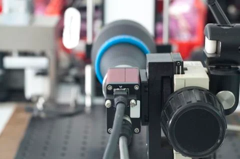 Camera inspection control Foto stock