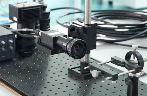 Camera inspection control Stock Photos