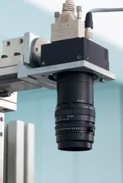 Camera inspection control Stock Photos