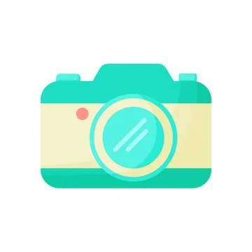 Camera isolated on a white background. Vector illustration Stock Illustration