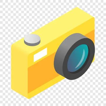Camera isometric 3d icon Stockillustratie