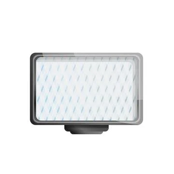 Camera led light icon, cartoon style Stock Illustration