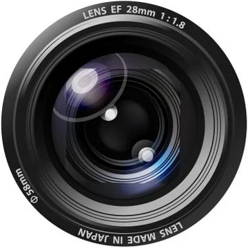 Camera len Stock Illustration
