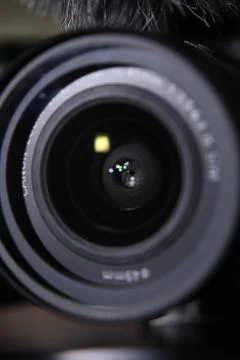 Camera Lens Aperture Foto stock