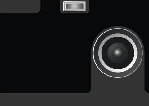 Camera lens background design Illustrazione stock
