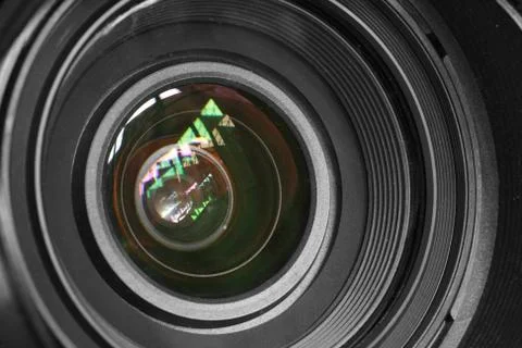 Camera lens background Stock Photos