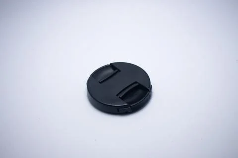 Camera lens cap Foto stock