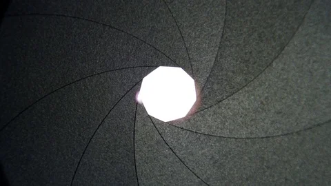 Camera Lens Changing Aperture 4K Macro Stock Footage 75616446
