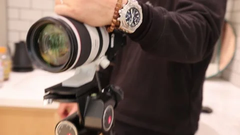 Camera Lens Closeup Stock Footage 159646063