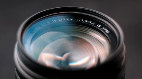 Camera Lens DSLR. 库存照片