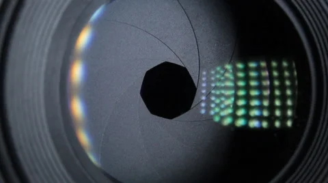 Camera Lens Focus Stock Footage 47997899