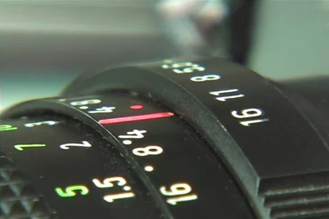 Camera lens 스톡 동영상 1217882