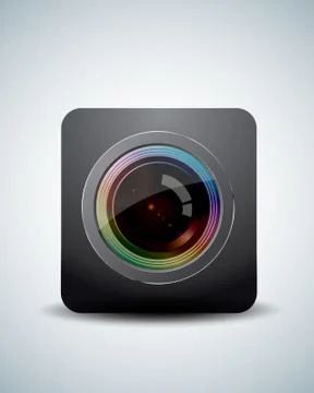 Camera lens 스톡 일러스트